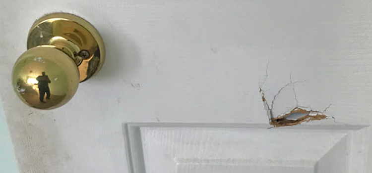 interior door hole repair Charter Oak